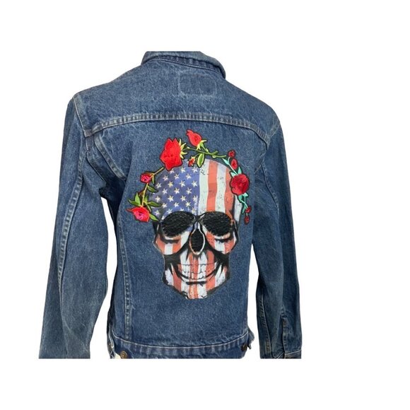 Levi’s Embellished Denim Jacket. Sz M